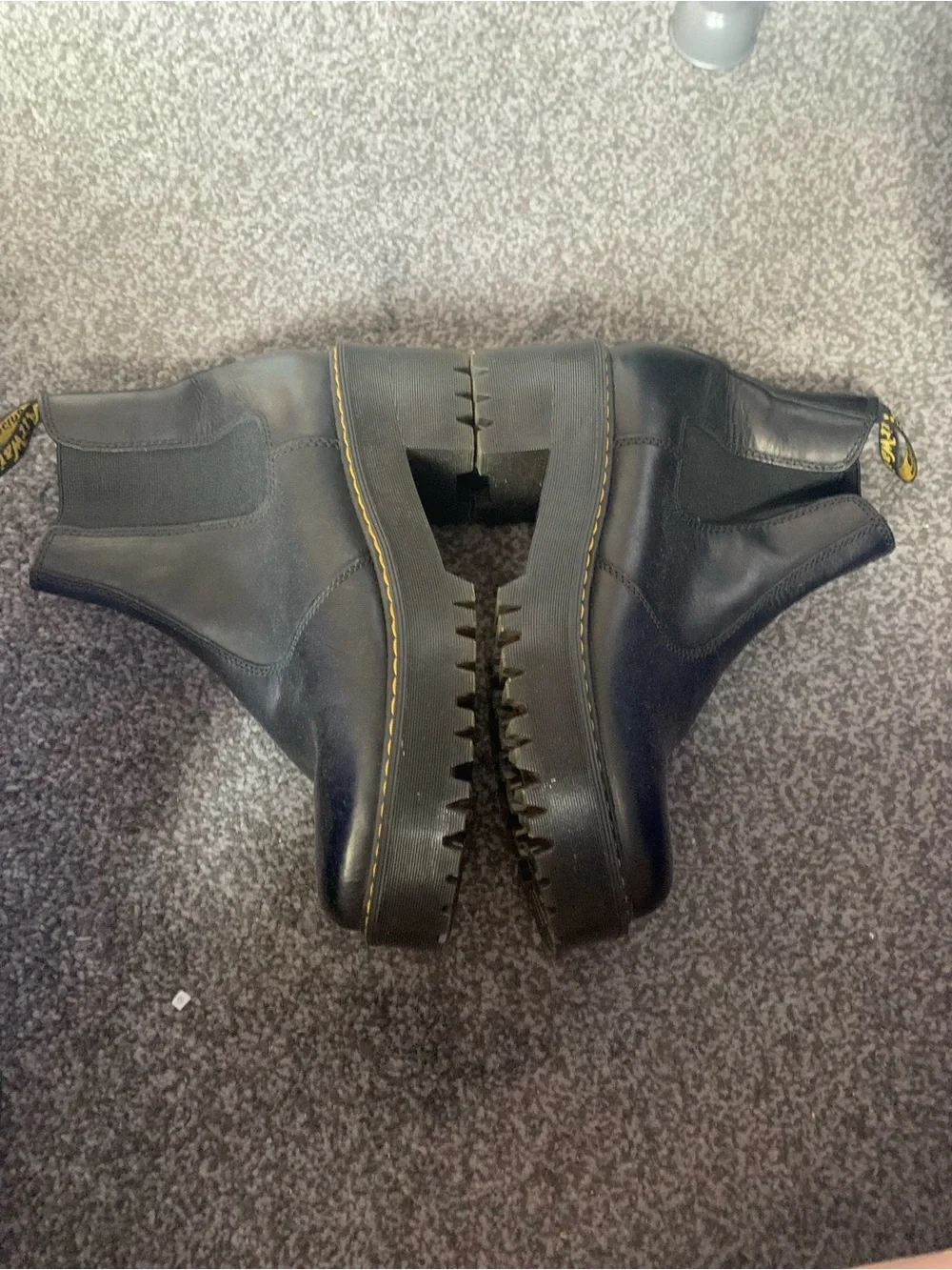 Dr. Martens Rometty Women’s Leather Platform Chelsea Boots